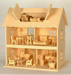 3D Large Foam Villa with Furniture Puzzles/Foam Puzzle/Educational Toy
