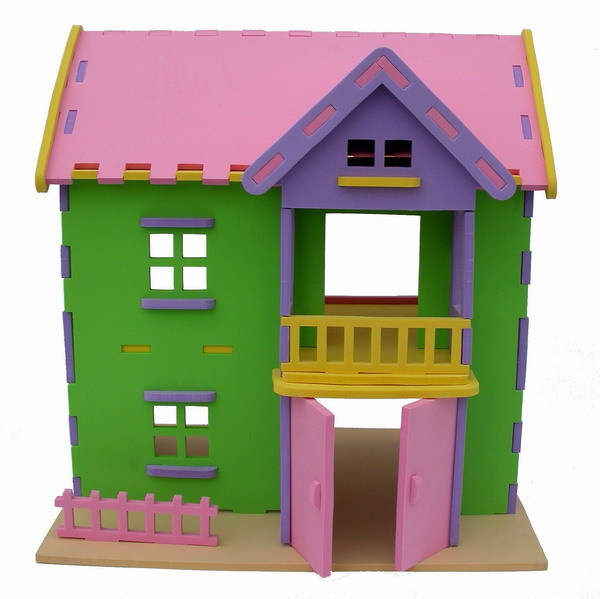 3D Large Foam Villa Puzzles/3D EVA Foam House/3D Foam Puzzle/Educational Toy/3D Foam Puzzle